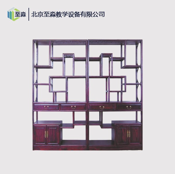 博古架（橡木仿古书柜）