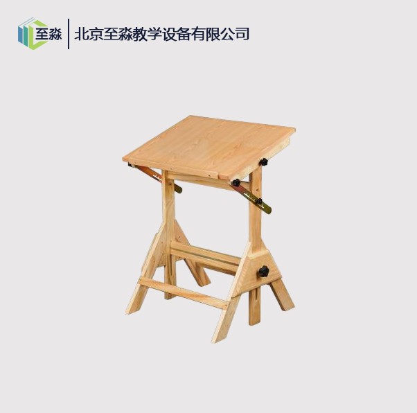 可升降倾斜书画桌