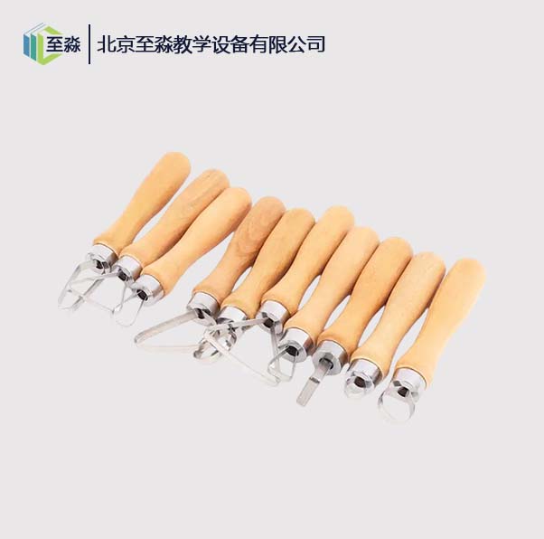 修坯工具_中小学陶艺教室工具_不锈钢实木泥塑修坯塑形刀.jpg