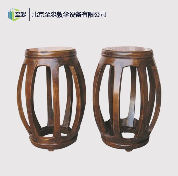 书法凳_中小学书法教室家具_中式仿古圆凳学生书画凳.jpg