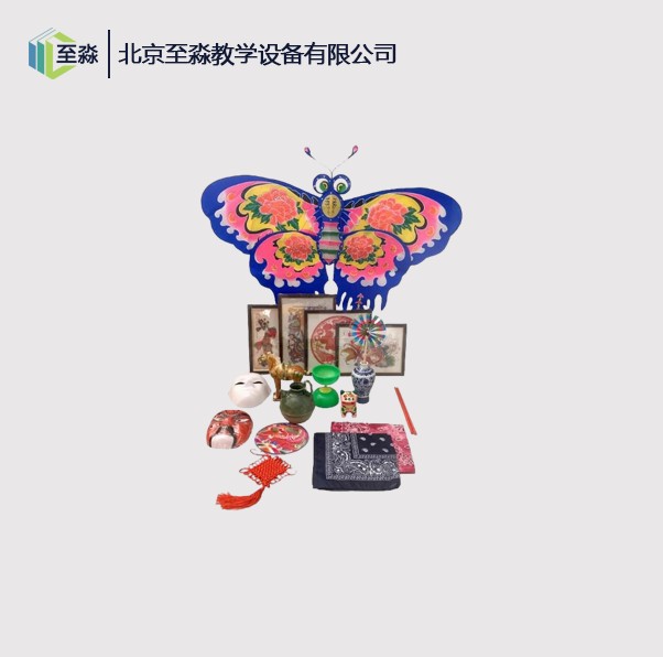 民间美术欣赏样本_中小学美术教室器材_非遗民俗美术实物标本套装.jpg